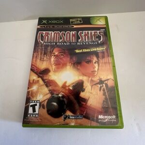 Crimson Skies: High Road to Revenge (Microsoft Xbox, 2003) CIB Great Condition!!